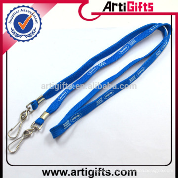 Kundenspezifisches Design billig Doppelclip Lanyard